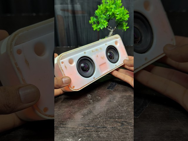 Repair a mini portable speaker #experiment #speaker #shorts