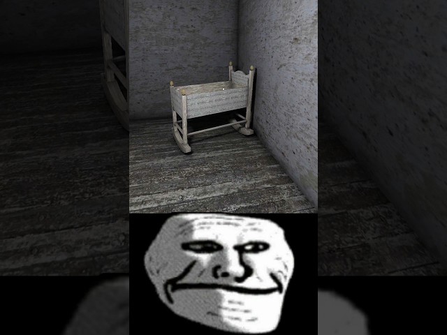 Granny Cradle Room Trollface #edit #gaming #escape #shorts