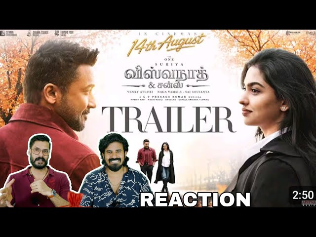 Vishwanath And Sons Official Trailer Reaction | Suriya, Mamitha Baiju, Venky Atluri | Entertainme...