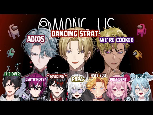 Among Us Collab — Luca Keeps Dancing on Dead Bodies and Somehow Survives 🕺💀