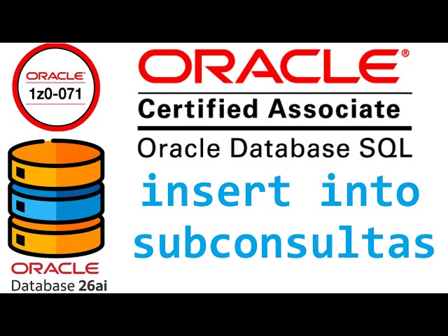 ORACLE DATABASE SQL CERTIFICATION 1Z0-071 | INSERT INTO WITH FUNCTIONS IN ORACLE SQL (video 86)