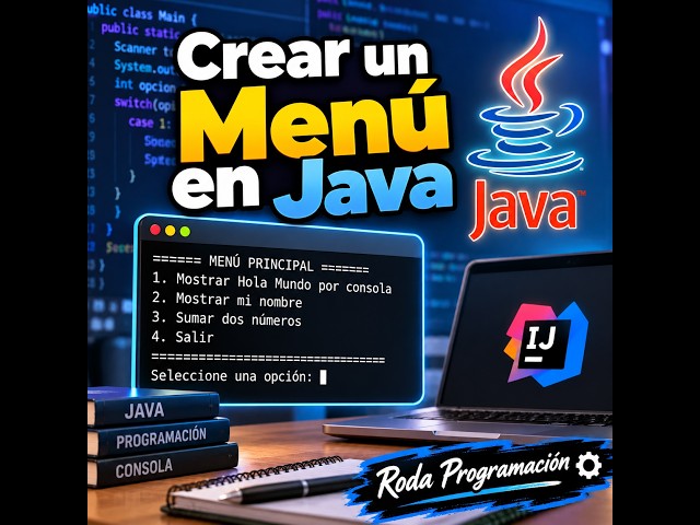 Crear un menú en JAVA paso a paso