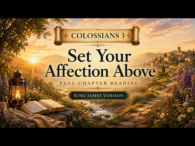 Colossians 3 (KJV) | Set Your Affection Above | Full Chapter Reading