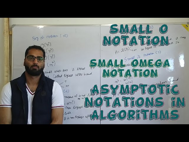3.2 Small o notation | small omega notation | asymptotic notations in Algorithms