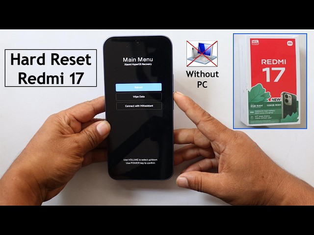 Hard Reset Redmi 17 Unlock Pattern/Pin/Password | Redmi 17 Factory Reset 2026 - Without PC