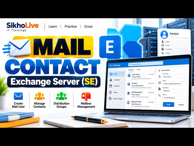 How to Create a Mail Contact in Exchange Admin Center | Practical Lab #12