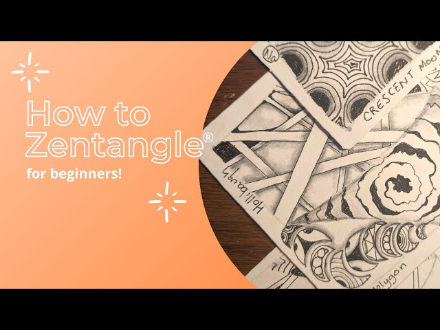 How to Zentangle for Beginners - An introduction in mindful doodling