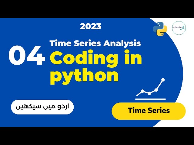 Time series analysis in python