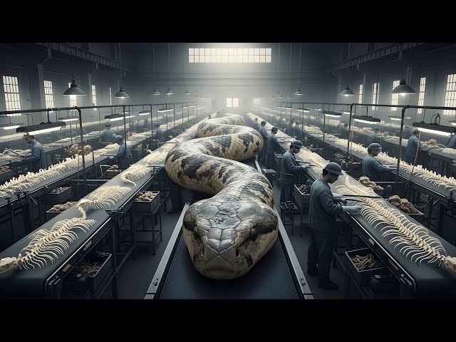 Inside the Modern Snake Skeleton Factory: From Raw Bones to Medicine Capsules