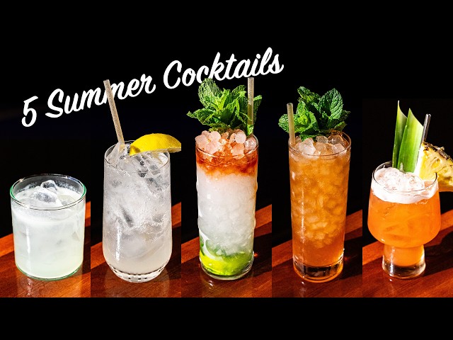 5 Must-Make Summer Cocktails You'll Have Again and Again