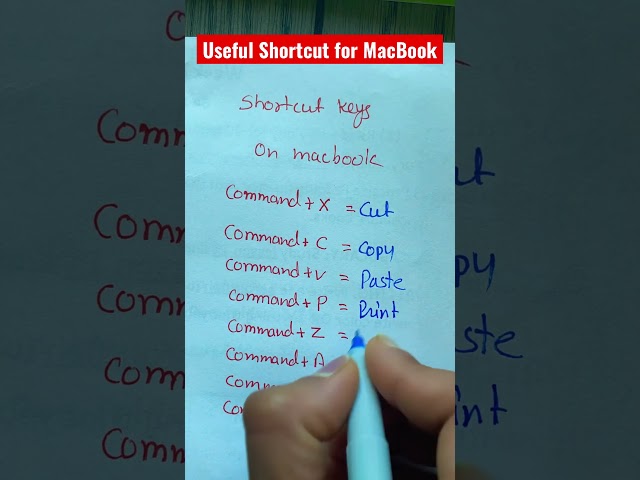 Basic shortcuts for MacBook #shortbreak #macbookshortkeys #basickeyboardlessons #basiccomputerkeys