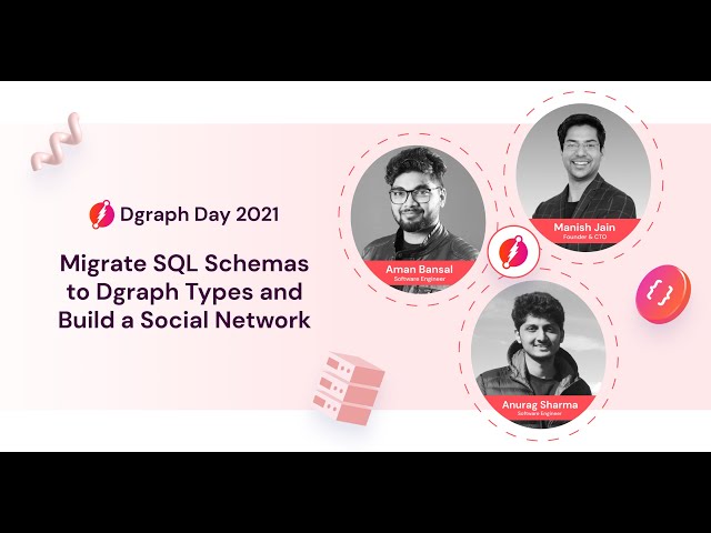 Dgraph Day 2021 Workshop - Migrate SQL schemas to Dgraph types and build a social network