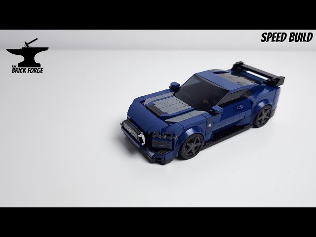 Lego Speed Champions 76920 Ford Mustang Dark Horse Sports Car Speed Build