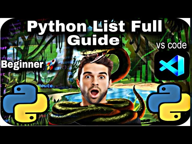 Python Lists Explained – Full Beginner’s Guide | #python #education #coding #programming