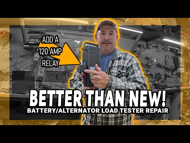 ✅ Best BULLETPROOF Battery Load Tester Switch Repair - Keep burning up the switch? Add a 120A Relay!