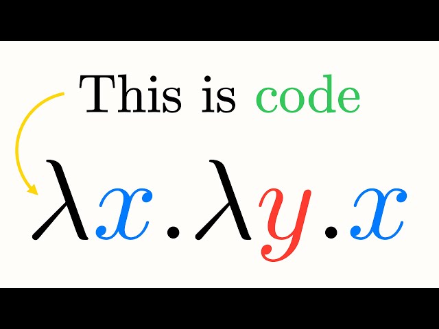 Programming with Math | The Lambda Calculus