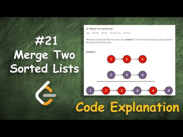 LeetCode 21 | Merge Two Sorted Lists | Iterative Approach | JavaScript Solution