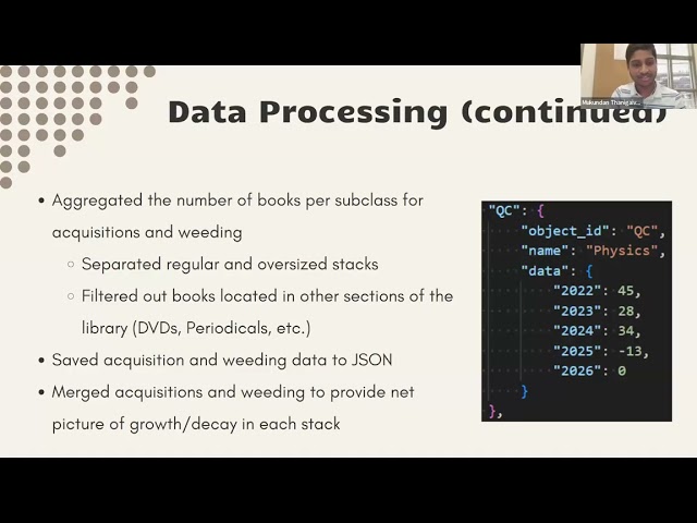 Session 7: Data-Driven Space Planning: Using Python to Analyze Collection Growth Through LC Class..