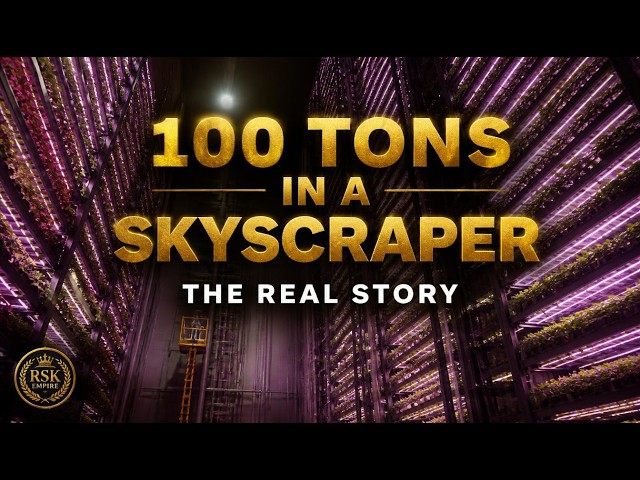 Vertical Farms: Growing 100 Tons in Urban Skyscrapers