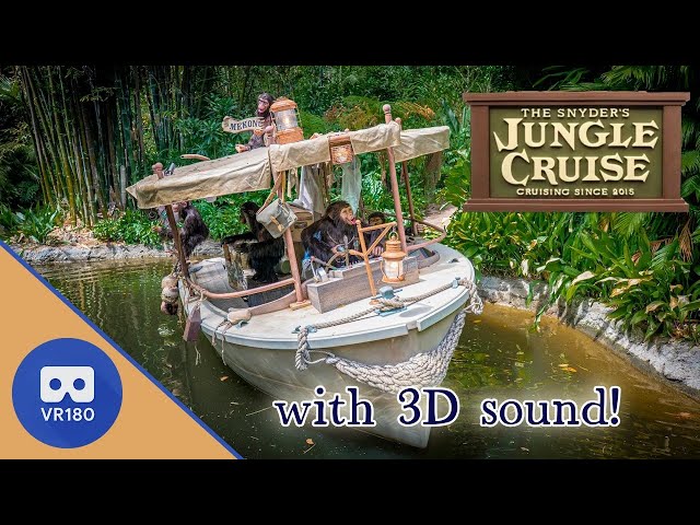 Ride Jungle Cruise at Dusk in 3D (Magic Kingdom – VR180)