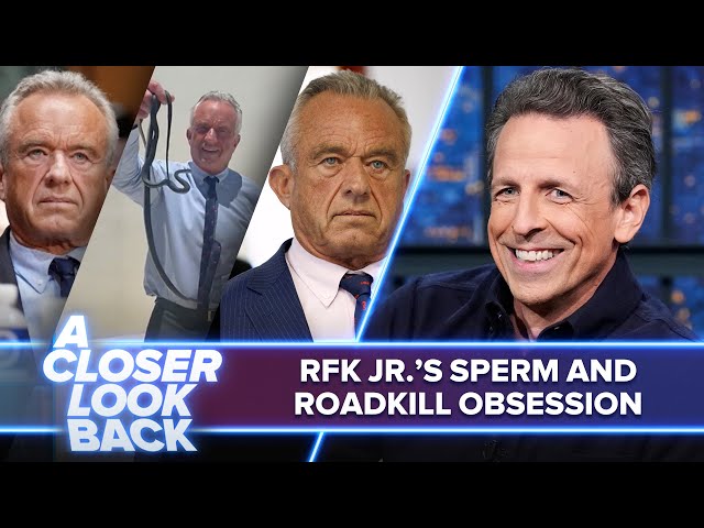 A Closer Look Back: RFK Jr.'s Obsession with Sperm Counts, Eating Roadkill and Health Care Cuts