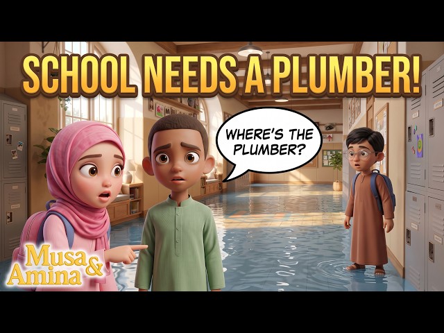 School Needs a Plumber! | Musa & Amina
