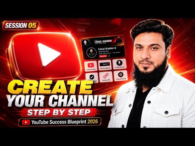 How to Create a YouTube Channel in 2026 | FREE Masterclass 05 اردو / हिंदी
