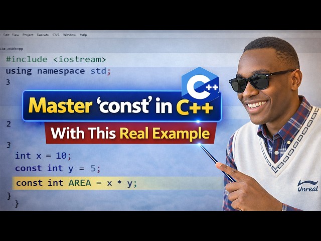 Master const in C++ with This Real Example 🔥 (Circle Area Program)