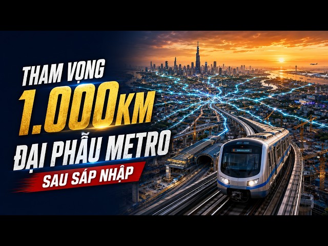 Tham vọng 1000km - Đại phẫu METRO TP.HCM sau sáp nhập