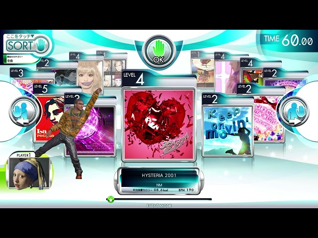 Dance Evolution arcade All Songs List