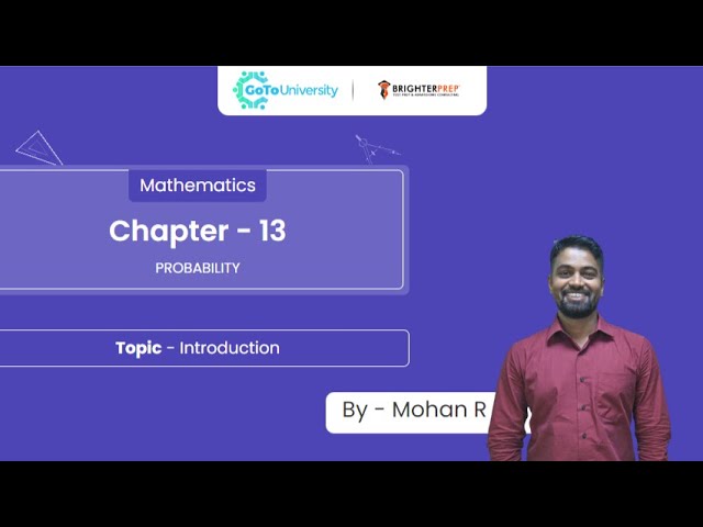 Introduction to Probability: A Class 12 Math Overview | CBSE Study Material | Gotouniversity
