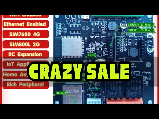 EA2 controller  Supports RS485 temp detect IIC Support Arduino and esphome code Ideal for diverse p