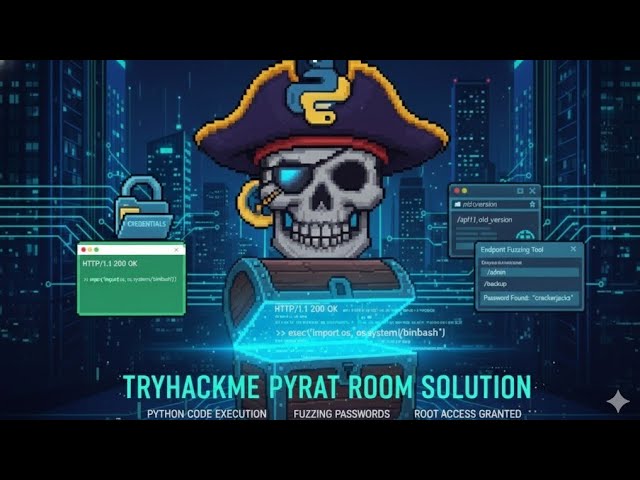"Unmasking : Hack the Pyrat Room! 🏴‍☠️ Python Code Execution & Password Fuzzing for Root Access! 🚀🔑"