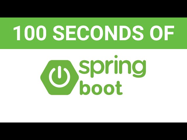 Spring Boot in 100 Seconds