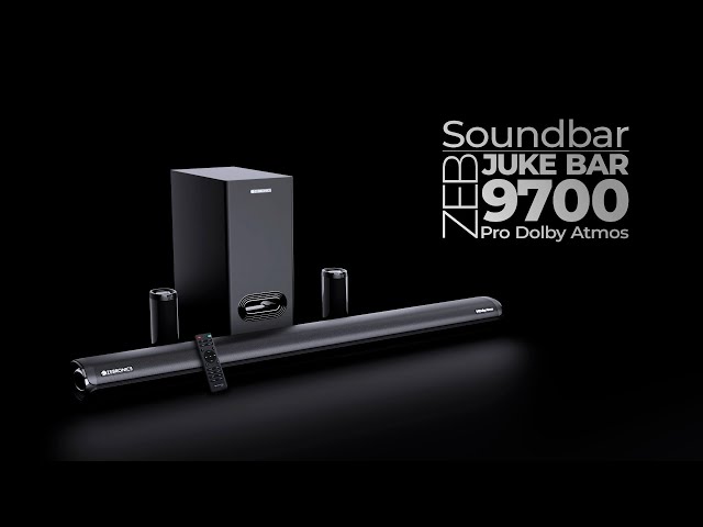 Zebronics | Jukebar 9700 Pro Dolby Atmos | Home Theater Soundbar