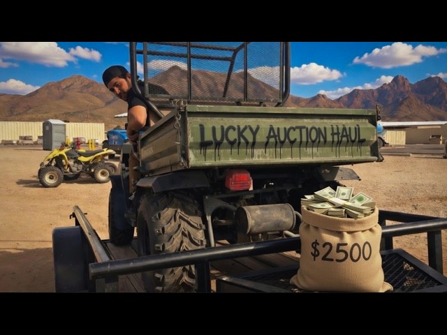 Lucky Acres Auction Haul GONE WRONG! $2500 Score: Motorcycle, Mule, 4 Wheeler, & TRUCK DAMAGE!