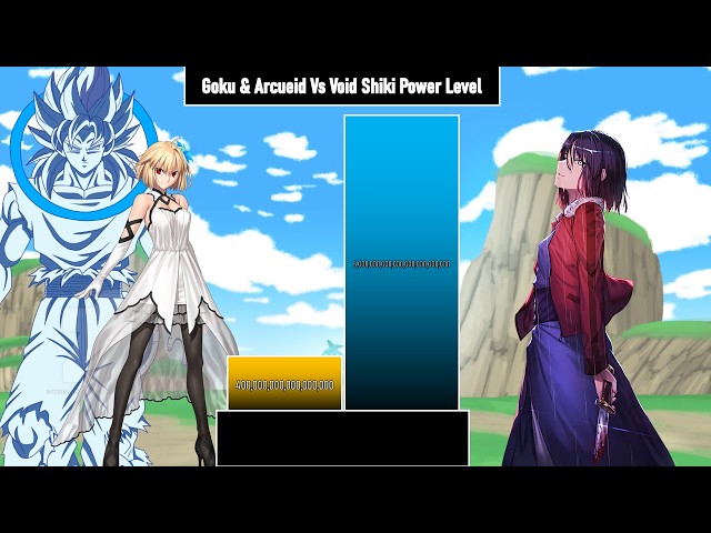 Goku And Arcueid Vs Void Shiki Power Level