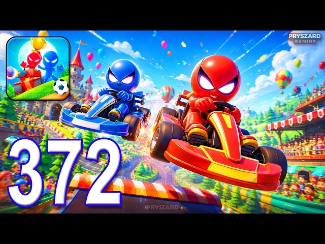 Stickman Party - Gameplay Part 372 - Random Funny MiniGames 1 2 3 4 Plyer Free New Update Adventure
