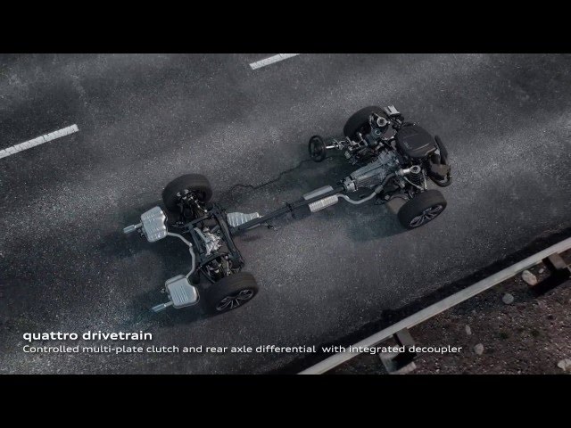 Audi quattro all-wheel drive system with ultra technology