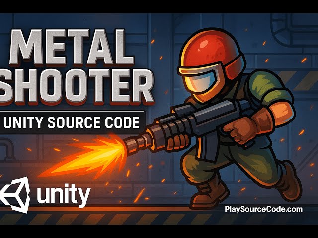 Metal Shooter – Run & Gun (Unity Source Code)  Buy & Reskin at Playsourcecode.com