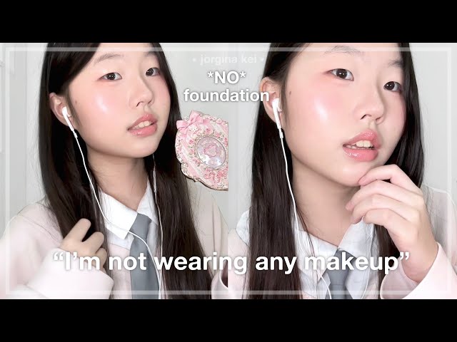 15 min easy “no makeup” makeup routine 🪽⟡ | beginner friendly & no foundation | jorginakei