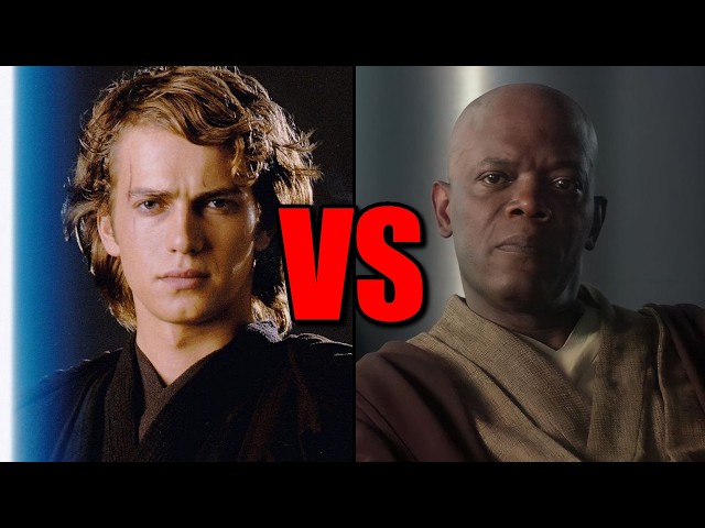 Anakin Skywalker VS Mace Windu is NOT Close.