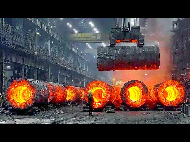 Inside America Heaviest Steel Making Powerful Cannon Barrels - Extremely Strongest Metal Forging