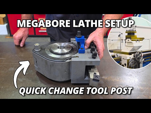 Fitting a Quick Change Tool Post to the Megabore Doesn’t Go To Plan