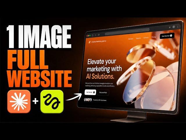 Claude + Higgsfield Can Build Websites That Look This Good