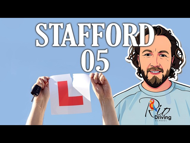 Stafford driving test route 5 | Learn to drive | driving tutorial