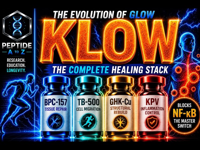 KLOW: The 4-Peptide Healing Stack Explained (BPC-157 + TB-500 + GHK-Cu + KPV)