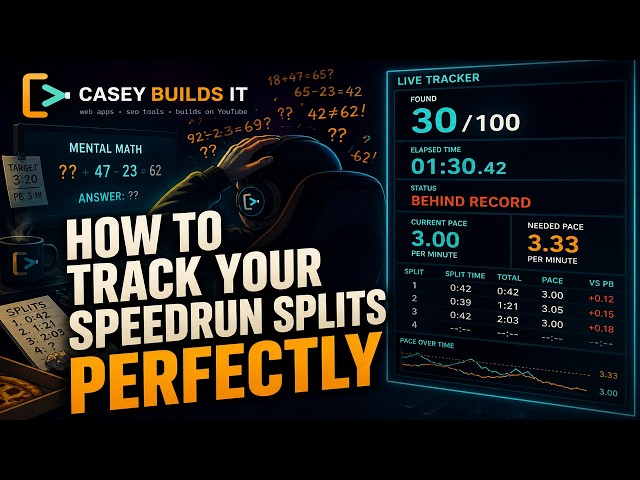 How to Track Your Speedrun Splits Perfectly