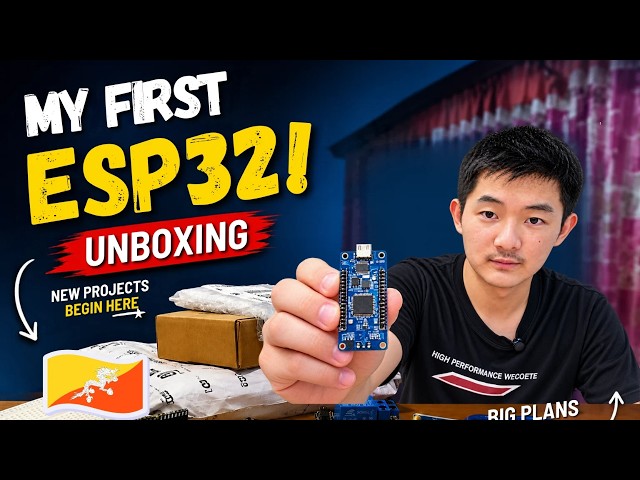 I Finally Got My ESP32! 🔥 | Electronics Unboxing & First Look
