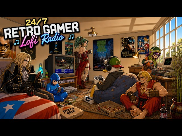 24/7 Retro Gamer Lofi Radio